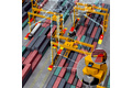 Monitoring of crane paths and cross travel