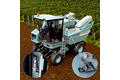Position detection on grape harvesters
