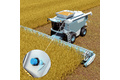 Level monitoring on combine harvesters