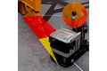 Collision avoidance in the path of a quay crane with 2D-LiDAR sensors
