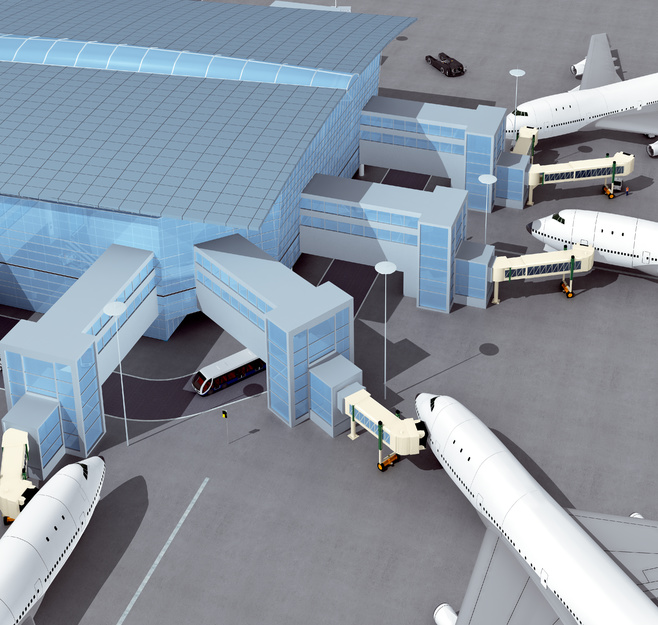 Aircraft handling at the terminal