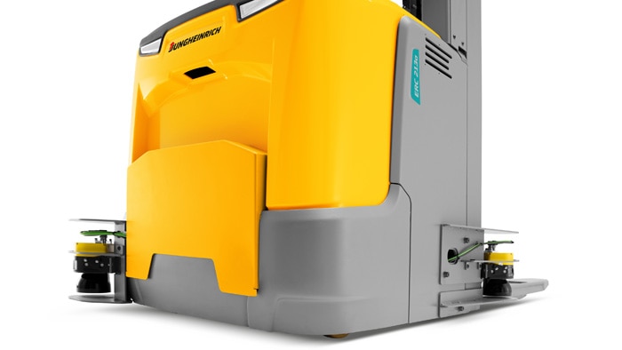 State-of-the-art technology: The ERC213a model is equipped with microScan3 safety laser scanners