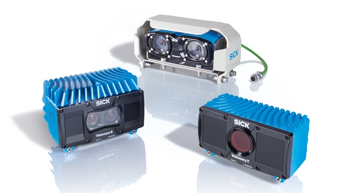 SICK's Visionary-B, Visionary-T and Visionary-S offer a complete portfolio of 3D snapshot sensors that provide users and integrators with universal solutions for 3D environmental monitoring on mobile agricultural machines - all from a single source.