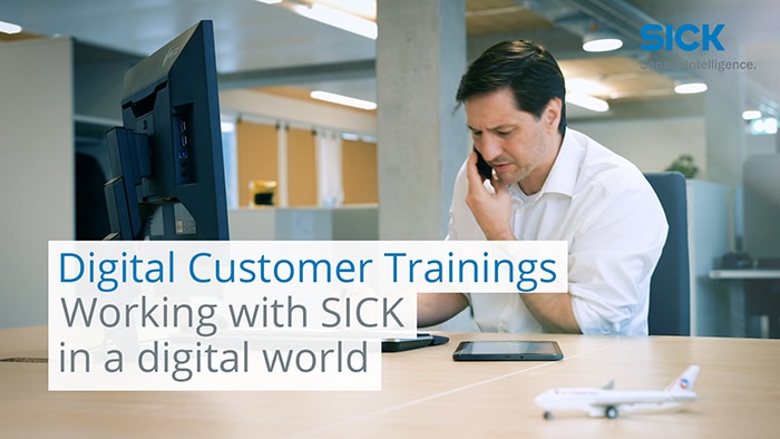 Digital Customer Trainings – Working with SICK in a digital world