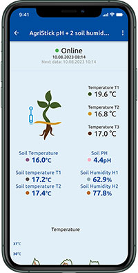 Farmers could use the Spotium app to view information regarding the condition of the vineyards.