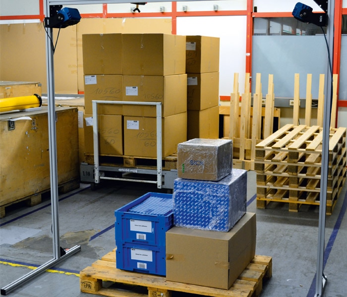 Optimize palletizing by using SICK Visionary-T sensors
