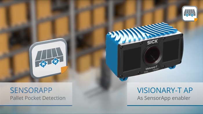 Pallet pocket detection with 3D snapshot technology