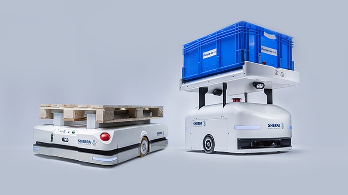 SHERPA MOBILE ROBOTICS offers a whole range of solutions for its customers. 