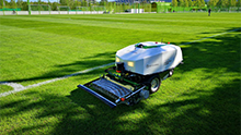 First robotic mower for large outdoor areas with intelligent sensor technology