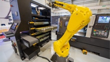 Safety without compromise: flexible robot cell for more productivity at Mills CNC